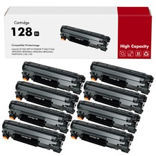 8 Pack Toner Cartridge for Canon 128 ImageClass MF4550 MF4570dn Faxphone L100 picture