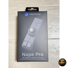 Keychron Nape Pro Bluetooth 5.3 2.4 GHz Wired Trackball Mouse Black picture