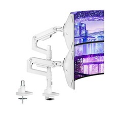 ARES WING Dual Monitor Arm Desk Mount for 17-49 Inch Ultrawide Monitors, Heav... picture