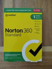 Norton 360 Standard 2026, 1 Device (PC Mac Android iOS) 1 Year New Ships FAST  picture
