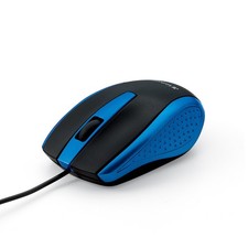 Verbatim Wired USB Computer Mouse for Laptops PCs - Blue 99743 - Right/Left Hand picture