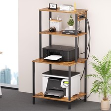 Large Printer Stand with Charging Station, Printer Table for Home Office picture