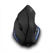Rechargeable 2400DPI Optical Wireless Mouse USB Vertical Ergonomic PC Laptop picture