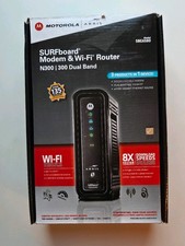 NEW Motorola ARRIS SURFboard SBG6580 DOCSIS 3 Cable Modem and Wi-Fi Router N300 picture