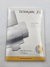 LEXMARK Z12 Color Jet printer Users Guide & Software CD  picture