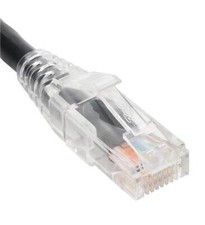 Icc ICPCST14BK Patch Cord, Cat6, Clear Boot, 14' Black picture