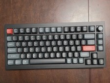 *USED* Keychron V1 Ultra 8k 75% Custom Red Switch Mechanical Gaming Keyboard ZMK picture
