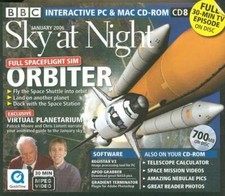Sky At Night January 2006 Issue 8 PC CD magazine spaceflight shuttle sim videos+ picture