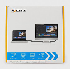 KCEVE 2x3 Triple DisplayPort USB 3.0 KVM Switch Box Powered 12V Black picture