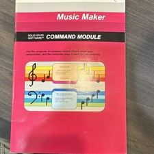 Solid State Software Music Maker Command Module Vintage Computer Software picture