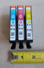 Genuine HP 910 Color Cartridges 3PK (CMY), Exp. 2023/07, NEW Open Box picture