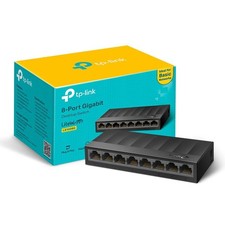TP-Link LS1008G 8-Port Gigabit Network Switch, Desktop/Wallmount Ethernet Splitt picture