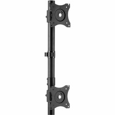 StarTech Vertical Dual Monitor Stand, Heavy Duty Steel, Monitors up to 27