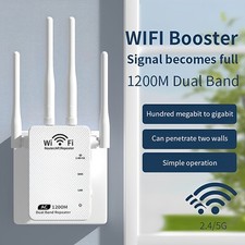 Repetidor Extensor Inalambrico De Señal WIFI Amplificador Del Router 1200Mbps picture