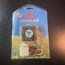 Vintage Cooltech 486 CPU Cooler Fan Heatsink NOS Sealed Retro PC 12V Molex 90s picture