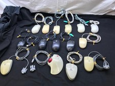 Vintage Microsoft & IBM Dell Logitech Compaq Trackball Trackman Mice Lot 15  picture