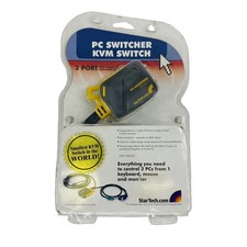 Startech.com SV211Micro Ultra Compact KVM Switch 2 Port New Sealed picture