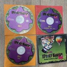 Corel Print House Magic 1997 Clip Art Software Windows 95 PC 3 CD Rom Rare picture