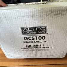 Brand new Altec Lansing GCS100 2.0 Channel Wired White Computer Speaker System picture