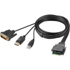 Belkin Modular DVI and DP Dual-Head Host Cable 6 ft. picture