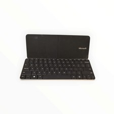 Microsoft Wedge Mobile Bluetooth Keyboard KT-1120 Portable Compact w/Cover Stand picture