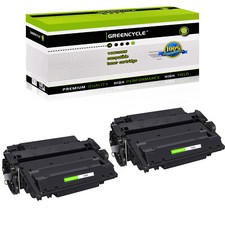 2PK CE255X 55X Toner Cartridge Fits For HP LaserJet Enterprise MFP M525f P3015x picture