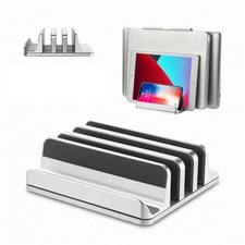 Vertical Laptop Stand [Updated Version],3-Slot Desktop Stand Holder with  picture