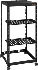 10U/15U/20U 4 Post Open Frame Server Rack Network AV Rack Wall Mount Floor Stand picture