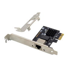 PCIe x1 RTL8125BG Single Power Port/RJ45 2.5G Quad-Speed Network Interface Card picture