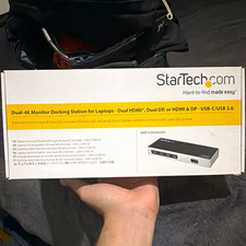 StarTech.com DK30A2DH Dual 4K Docking Station USB-C USB 3.0 HDMI DP picture