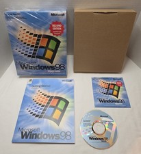 Vintage Microsoft Windows 98 Upgrade w/Box and Product Keys picture