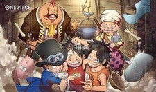 Ace One Piece Playmat With Zones OPCG TCG CCG Card Game Play Mat 3MM NEW Anime picture
