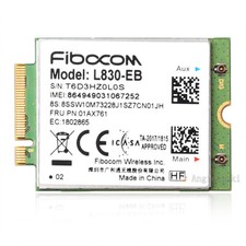 Fibocom L830-EB 01AX761 4G Module Card For Lenovo T580 L480 X380 L580 P52s T480 picture