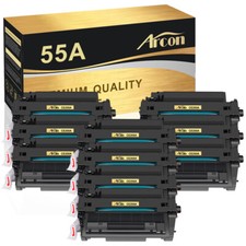 10 PK 55A CE255A Toner Cartridge Compatible with HP LaserJet P3010 P3015 P3015dn picture
