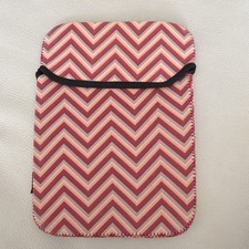 Chevron Neoprene Tablet Sleeve/Pouch w/ Flap, Padded Protective, 10 in iPad picture