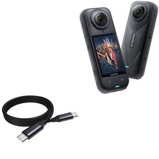 BoxWave Cable Compatible with Insta360 X5 - DirectSync PD Jet Black  picture