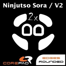 Corepad Skatez Ninjutso Sora V1 V2 (Small Size) Mouse Feet Hyperglide Teflon picture