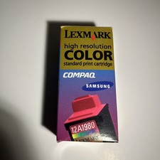 Lexmark 80 Color Ink Cartridge 12A1980 Genuine Factory Sealed New Pack picture