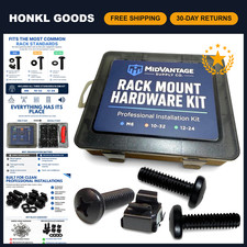 352-Piece Server Rack Screw Kit, M6 & 10-32 Hardware Assortment for Racks picture