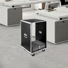 16U Cabinet Portable Rolling Network Server Rack w/ Wheels For KTV Conference picture