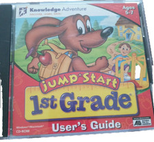 Jump Start 1st Grade Knowledge Adventure CD-ROM Homeschool Educational Learning picture