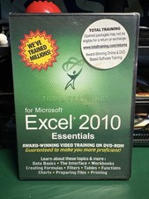 Total Training For Microsoft Excel 2010 Interactive DVD-ROM Educational Windows picture