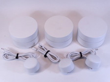 3x LOT - Google WIFI Access Point Router GJ2CQ WIFI Google Mesh w/ Power Cord picture