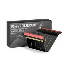 LINKUP PCIe 5.0 Riser Cable ITX Double Reverse For RTX 5090 RX 9070 21cm picture