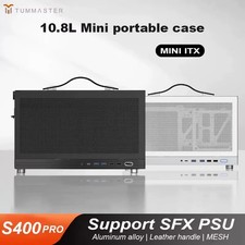 TUMMASTER S400PRO Mini ITX PC Case 10.8L Mesh Panel SFX PSU Support picture
