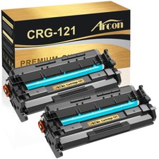 2-Pack Replacement 121 Black Printer Toner Cartridges for Canon imageCLASS D1620 picture