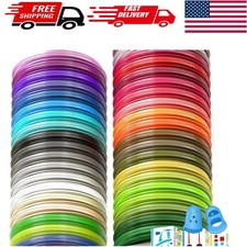 Creative 3D Filament Refills - 640ft, 40 Colors, Finger Caps & Stencil Included picture