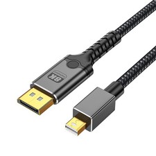 16FT 8K 60Hz Mini DisplayPort To DisplayPort Cable DP 1.2 Thunderbolt 2 PC picture