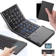Mini Folding Wireless Bluetooth Keyboard With Touchpad for Laptop Tablet Phone picture