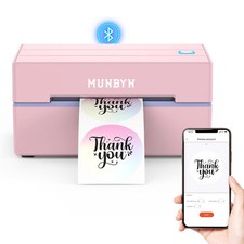 MUNBYN Bluetooth Thermal Label Printer 130B Wireless 4x6 Shipping Label Printer picture